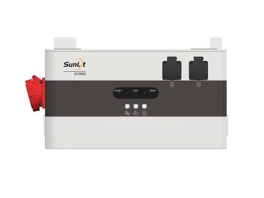 SOLAR THE WORLD® Balkonkraftwerk Speicherset SunLit EV3600 Bidirektionaler Wechselrichter