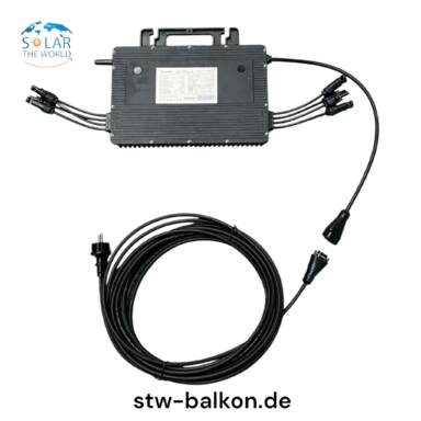 Kraftwerk Ohne Halterung mit Mikrowechselrichter 450W - 1.800W Bifazial