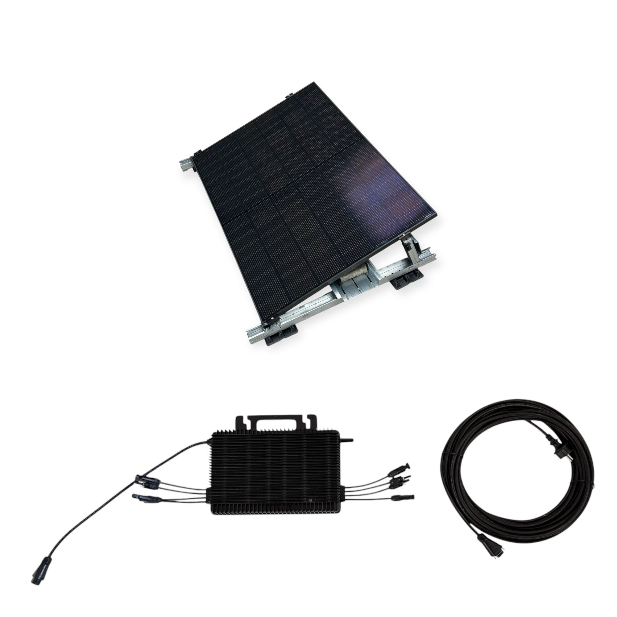 Kraftwerk Flachdach/Garten mit Mikrowechselrichter 450W - 1.800W Bifazial