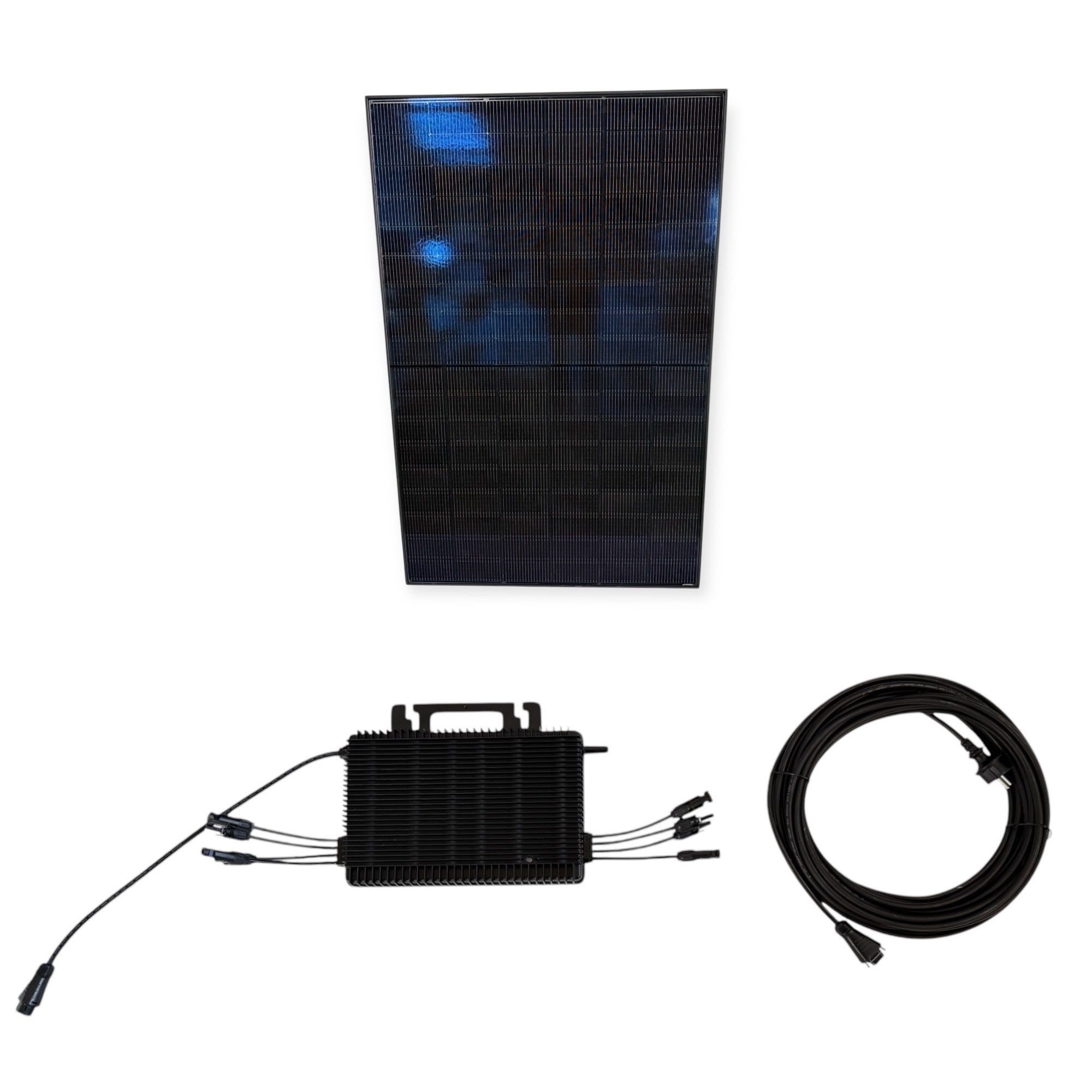 Kraftwerk Ohne Halterung mit Mikrowechselrichter 450W - 1.800W Bifazial