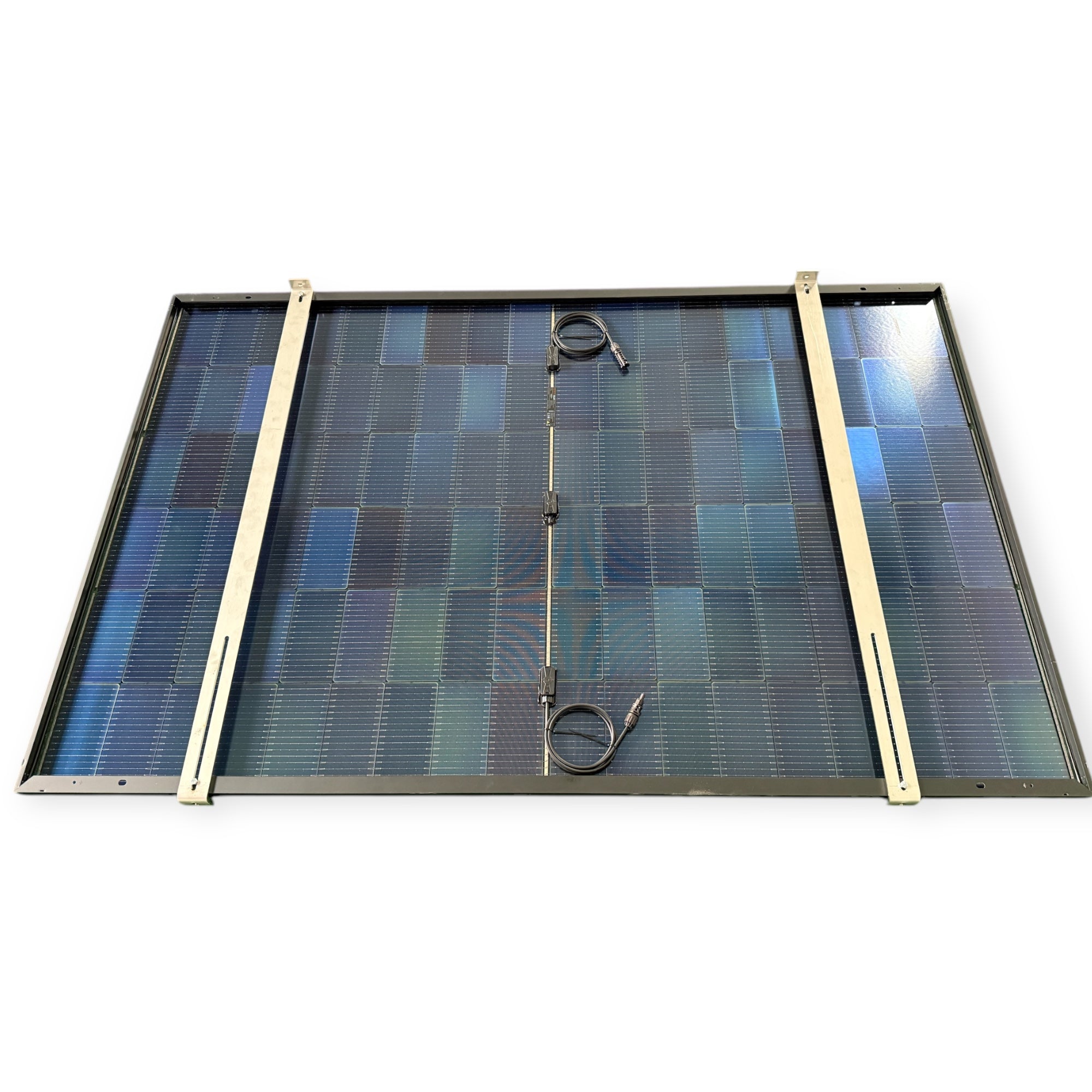 Kraftwerk Balkon Eckig mit Mikrowechselrichter 450W - 1.800W Bifazial