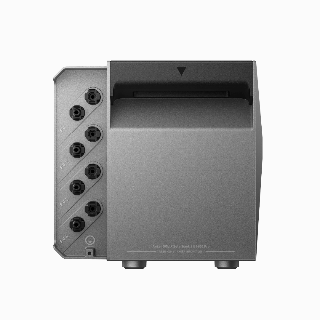 Balkonkraftwerk mit Anker All-in-One Lösung für Heimspeicher (1,6 kWh) mit 1820W N typ Glas-Glas Vollschwarz Solarmodule und Smarter Zähler