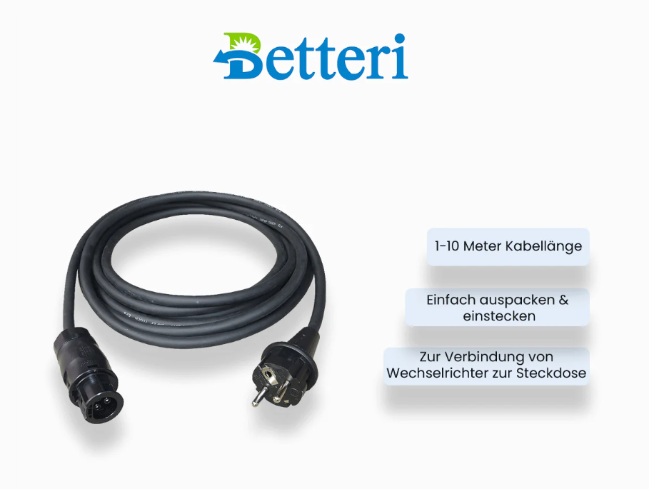 Solar + Speicher Komplett Set (10x 380Wp Module + Deye 800W + SunLit BK215 (2,15 kWh) + 3x Erweiterungsspeicher (6,45 kWh)