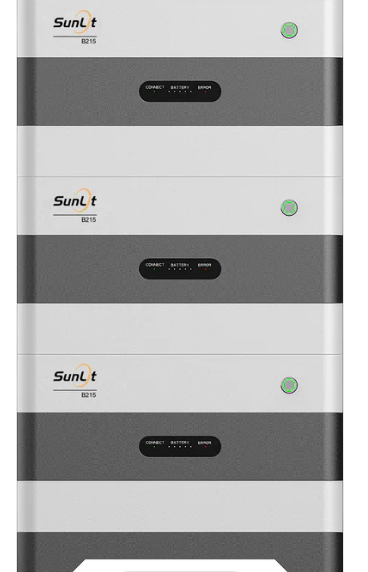 3x SunLit B215 (2,15 kWh) Erweiterungsbatterie für BK215