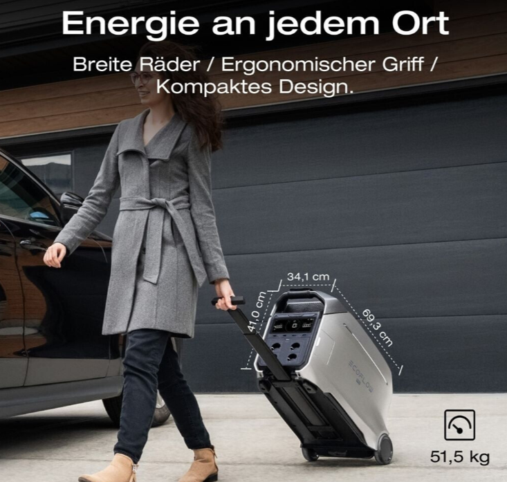 EcoFlow DELTA 3 Pro Tragbare Powerstation (4,10 kWh)