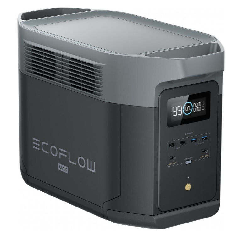 ECOFLOW Delta 2 Max - Tragbare Powerstation (2,05 kWh)