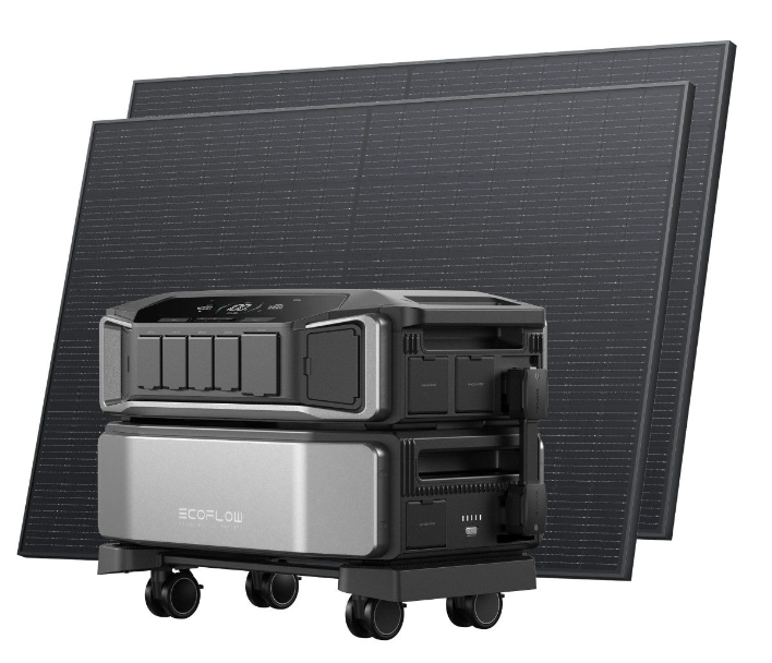 EcoFlow Delta Pro Ultra Set mit Extra Batterie (6,15 kWh) + 2x 455W Solarmodul