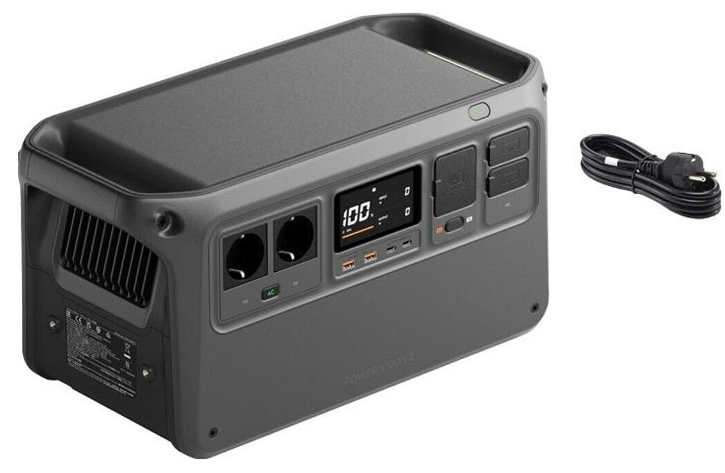 DJI Power 1000 V2 – Hochleistungs-Powerstation 1.024 Wh / 2600 W Output 0% MwSt. (gem. § 12 Abs. 3 UStG)