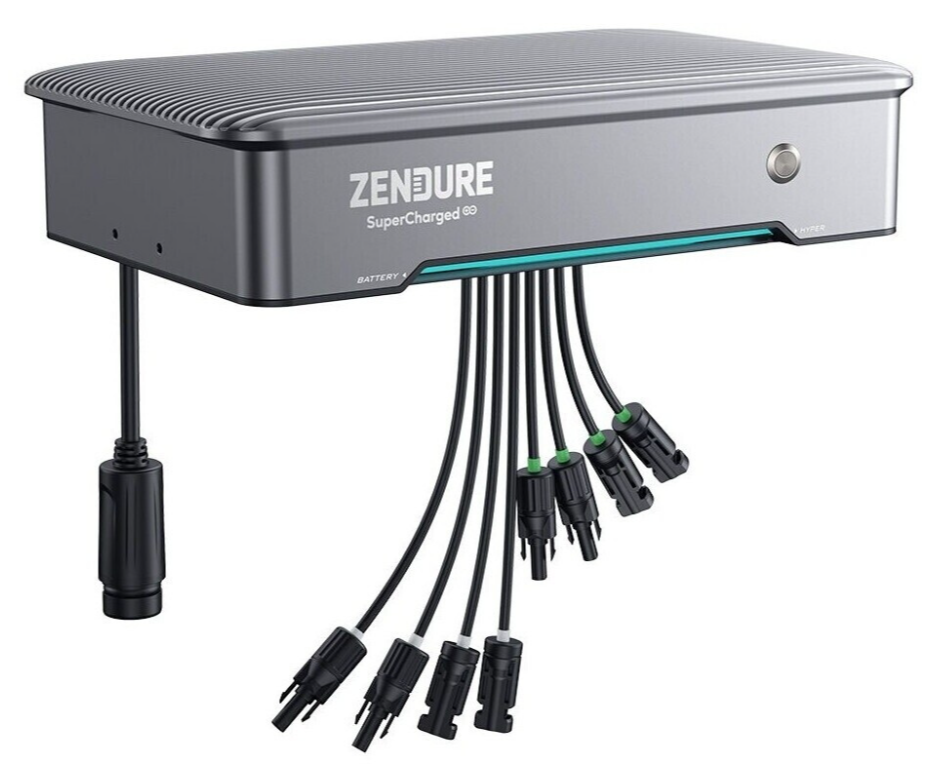 Zendure Balkonkraftwerk 1820W 4 x 455Wp Module + SolarFlow Hyper 2000 + 4 x AB1000S Erweiterungsbatterie (3,84kWh)