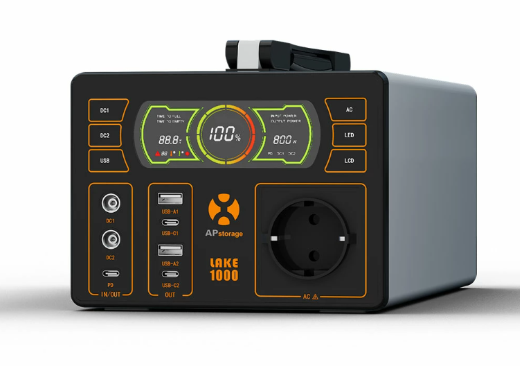 APstorage LAKE1000 tragbare Powerstation (1,05 kWh)
