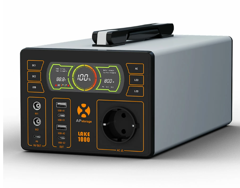 APstorage LAKE1000 tragbare Powerstation (1,05 kWh)