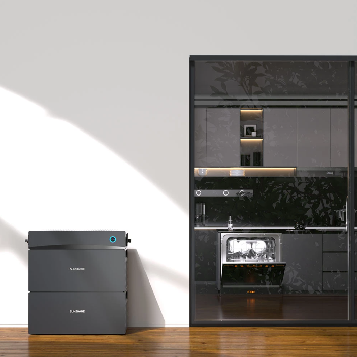 Sunshare Glory Semi-Solid Balkonkraftwerk-Speicher inkl. Wechselrichter mit 4x Batteriemodul | 6,08 kWh