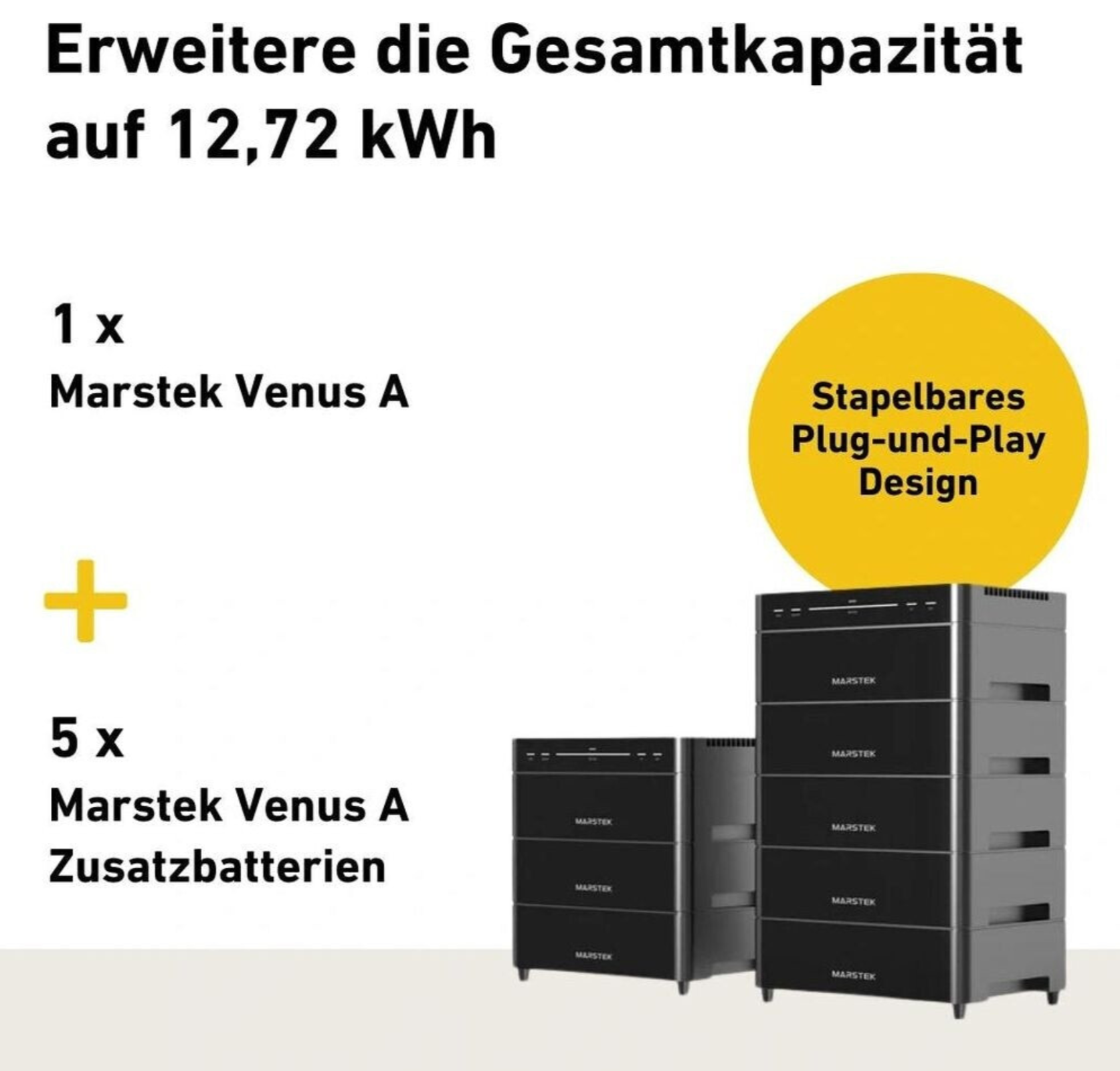 Marstek Venus A Erweiterungsspeicher 2.12 kWh