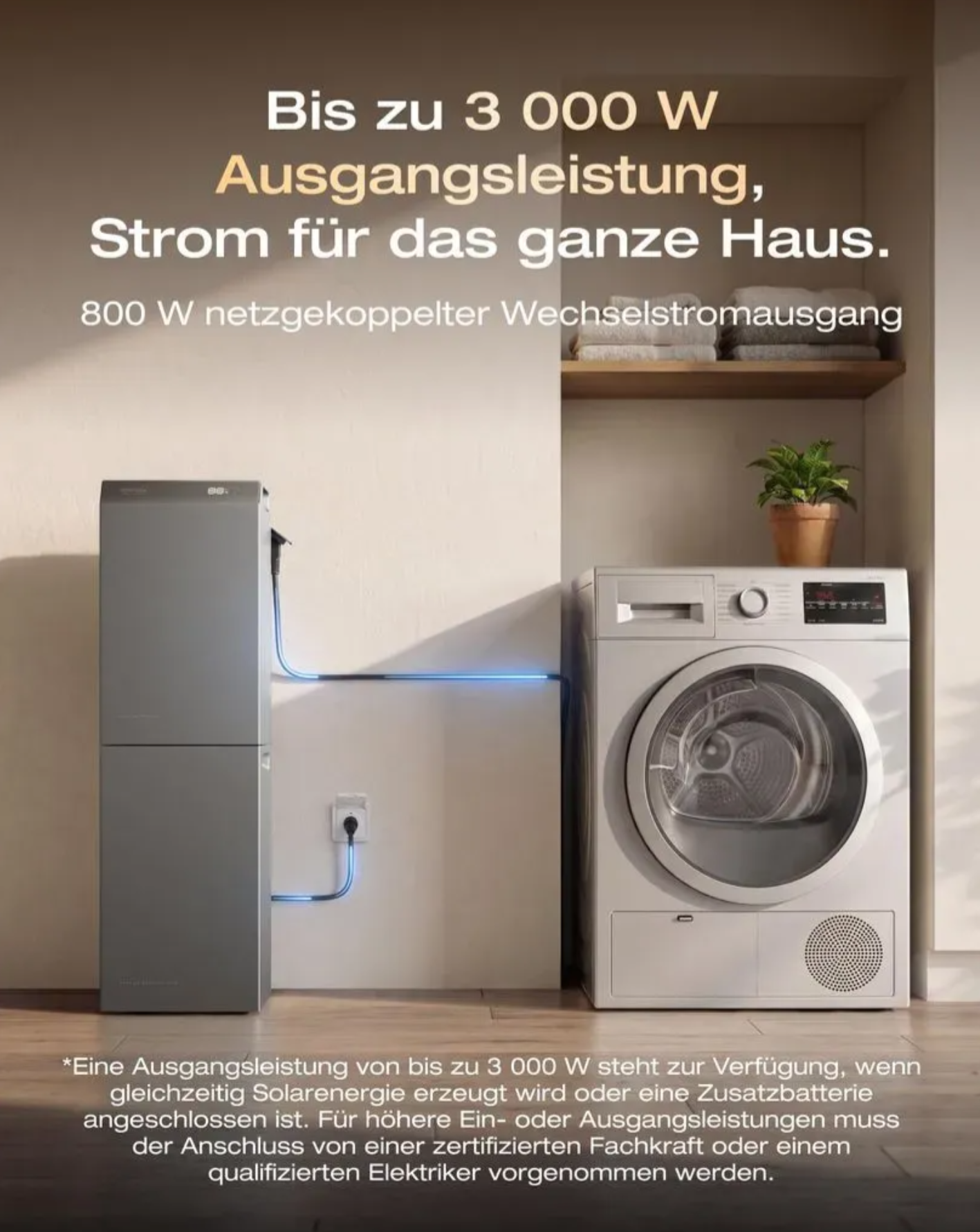 EcoFlow STREAM AC 5000 (5 kWh) – Solarbatterie auch ohne Solar, für dynamische Stromtarife