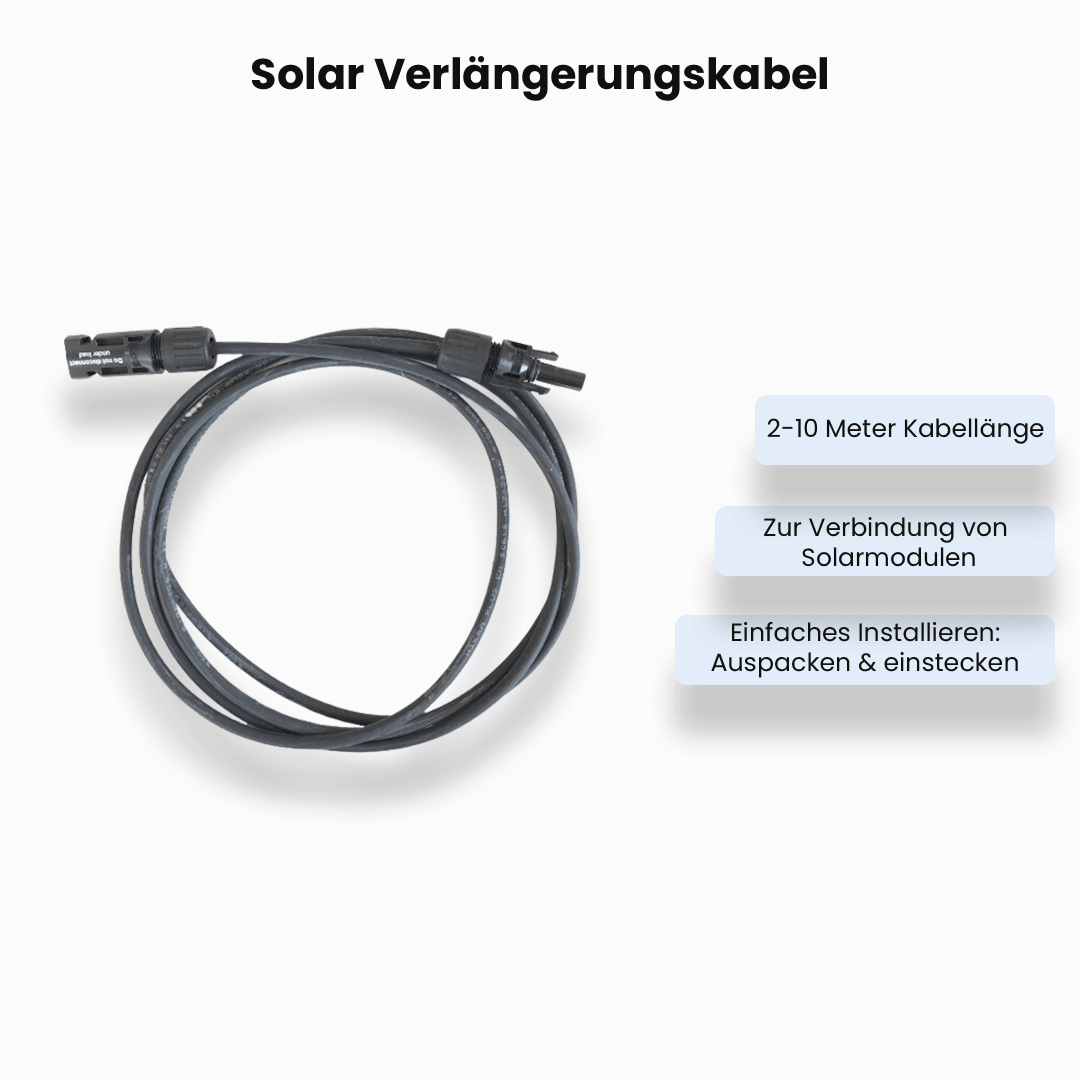Solarkabel Verlängerung MC4