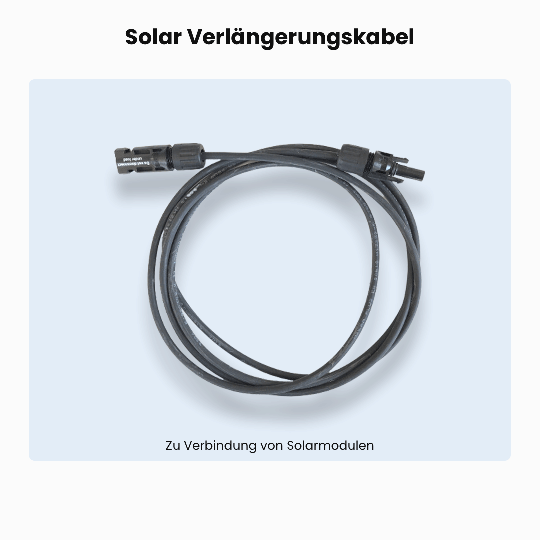 Solarkabel Verlängerung MC4
