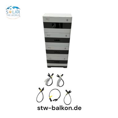 Kraftwerk Ohne Halterung mit Speicher 450W - 1.800W Bifazial
