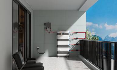 Kraftwerk Trapezdach mit Speicher 450W-1.800W Bifazial