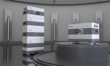 Kraftwerk Trapezdach mit Speicher 450W-1.800W Bifazial