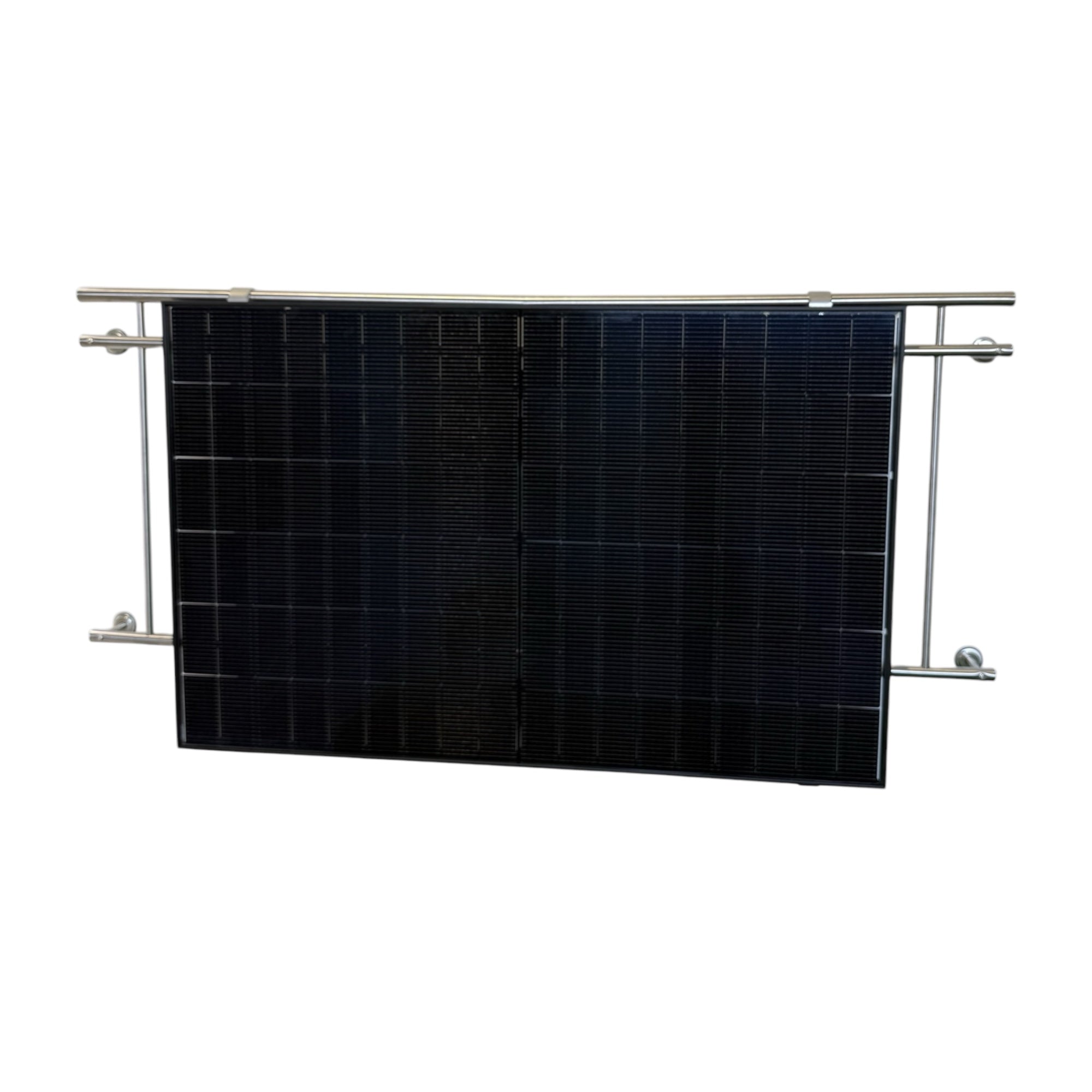 Kraftwerk Balkon Rund mit Halterung 450W - 1.800W Bifazial