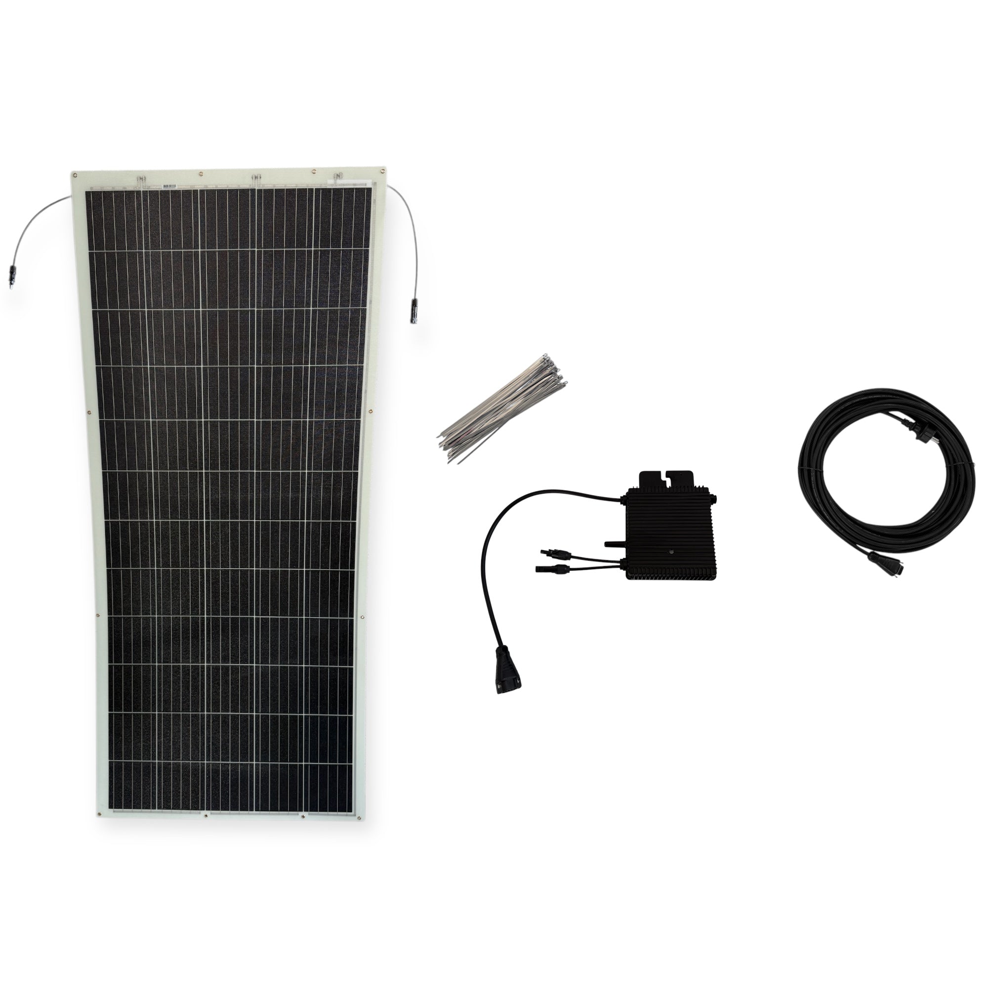 Kraftwerk Flexibel mit Mikrowechselrichter 310W - 1.860 W(Anschl. hinten)