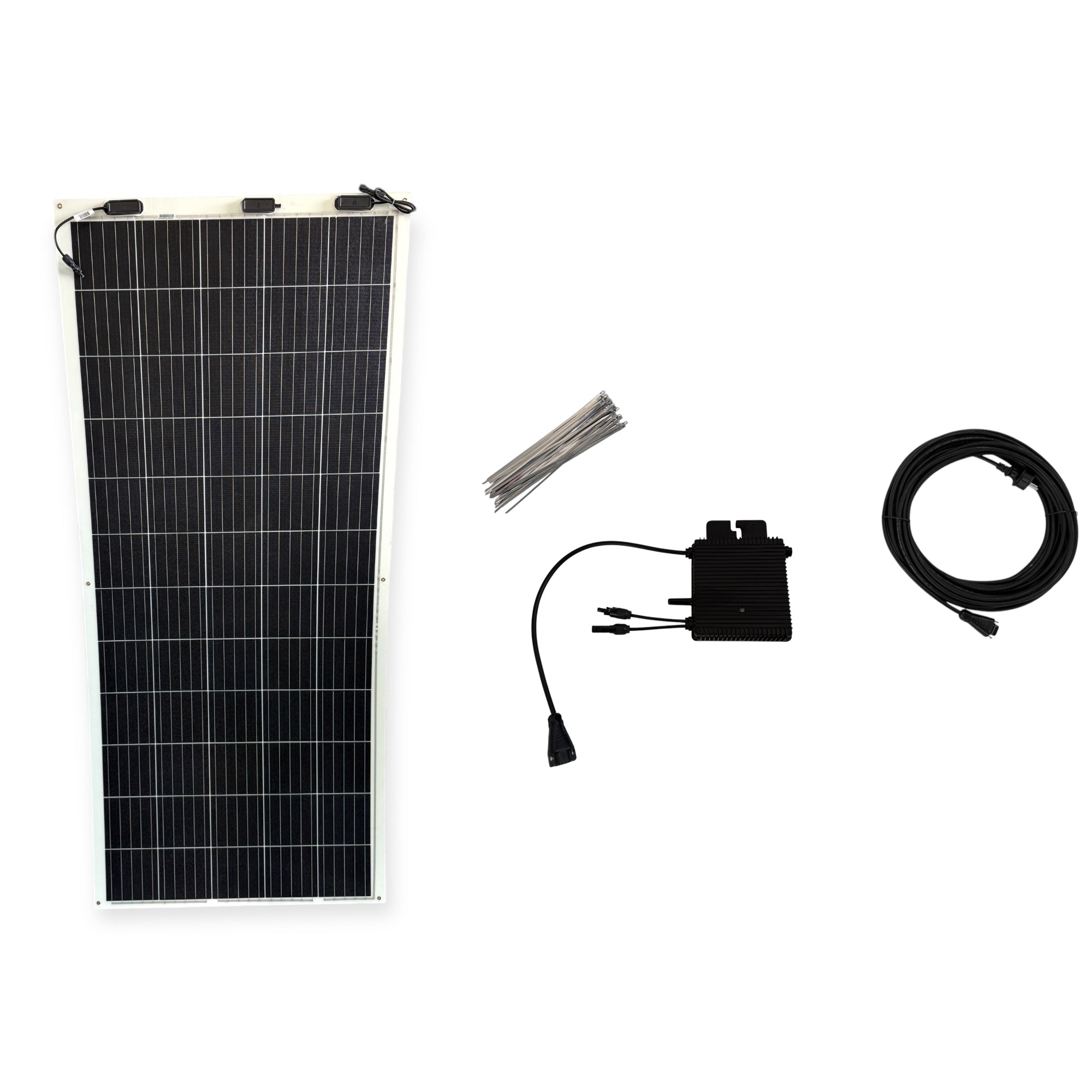 Kraftwerk Flexibel mit Mikrowechselrichter 310W - 1.800W (Anschl. vorne)