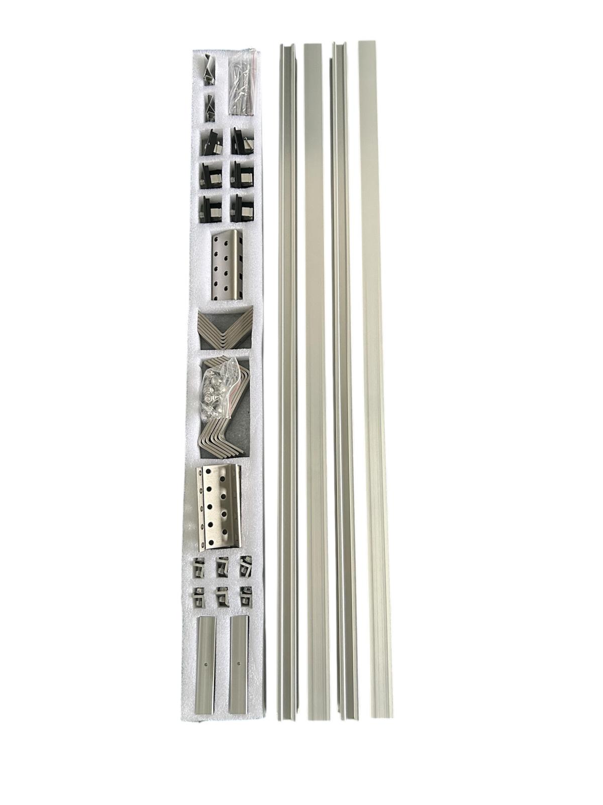 Kraftwerk Ziegeldach mit Halterung 450W- 1.800W Bifazial