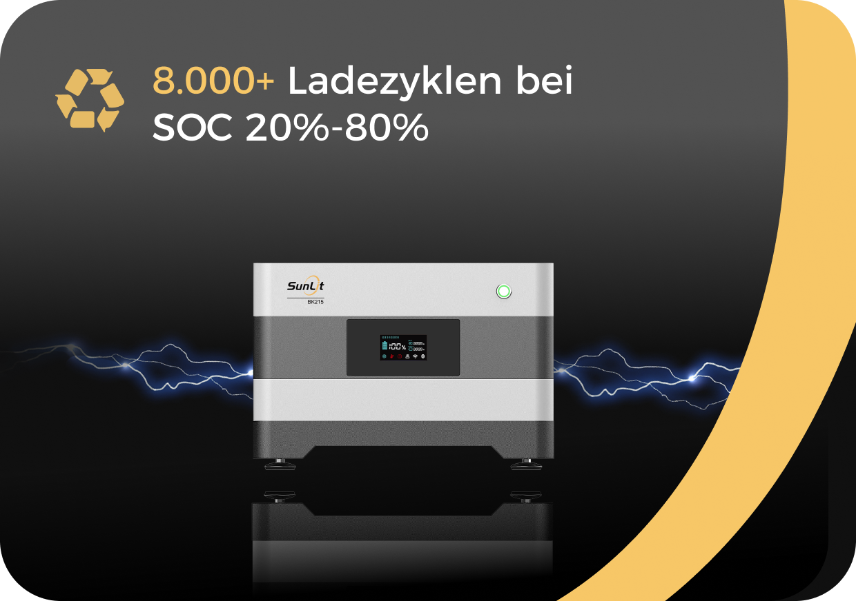 SOLAR THE WORLD® SunLit BK215 + APSystems EZ1-M Balkonkraftwerk Speicherpaket zum Nachrüsten