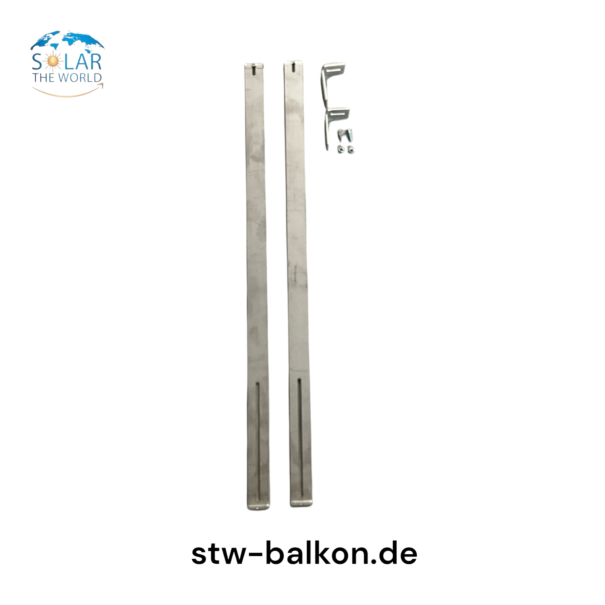 SOLAR THE WORLD® Montagesystem Balkongeländer Eckig