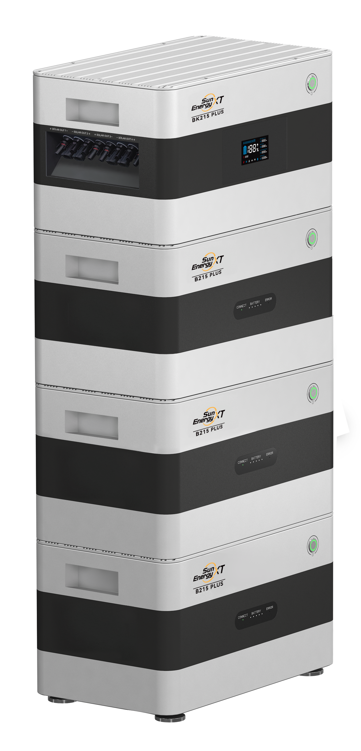 SunEnergyXT BK215 PLUS Kopfspeicher (2,15 kWh) + 3x B215 PLUS (2,15 kWh)