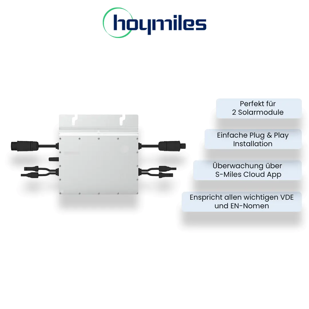SOLAR THE WORLD® Hoymiles HMS-800-2T WiFi Mikrowechselrichter