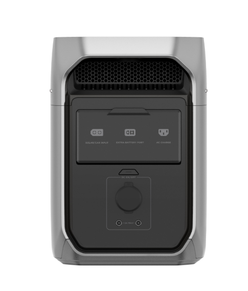 EcoFlow DELTA 3 Plus Tragbare Powerstation + PowerStream 600W/800W + 2x Solarmodul 455W Full BLK