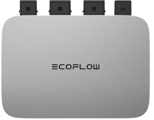 EcoFlow DELTA 3 Plus Tragbare Powerstation + PowerStream 600W/800W + 2x Solarmodul 455W Full BLK