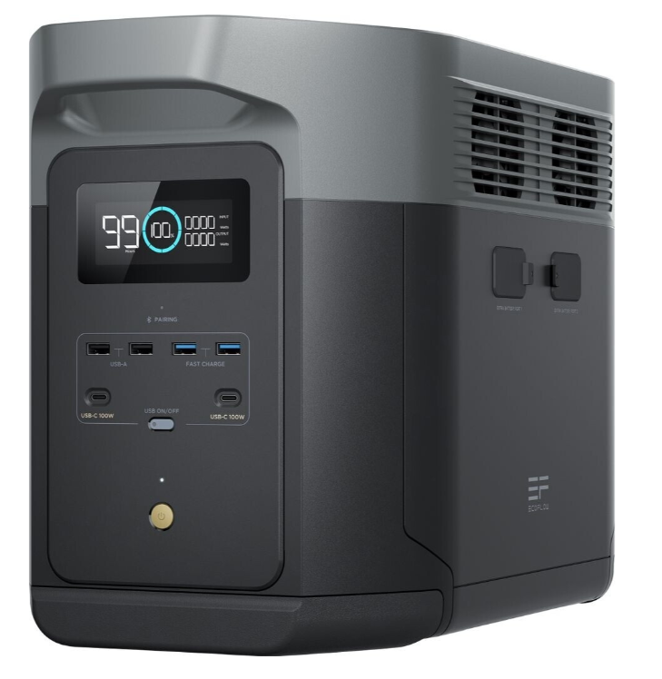 ECOFLOW Delta 2 Max - Tragbare Powerstation (2,05 kWh)