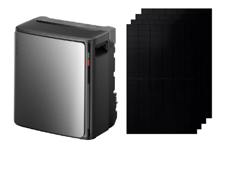 EcoFlow STREAM Ultra X (3,84 kWh) + 4x 450W Full Black Bifaziale Solarmodule