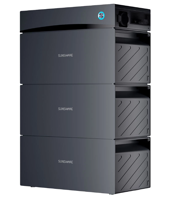 Sunshare Glory Semi-Solid Balkonkraftwerk-Speicher inkl. Wechselrichter mit 3x Batteriemodul |  4,56 kWh