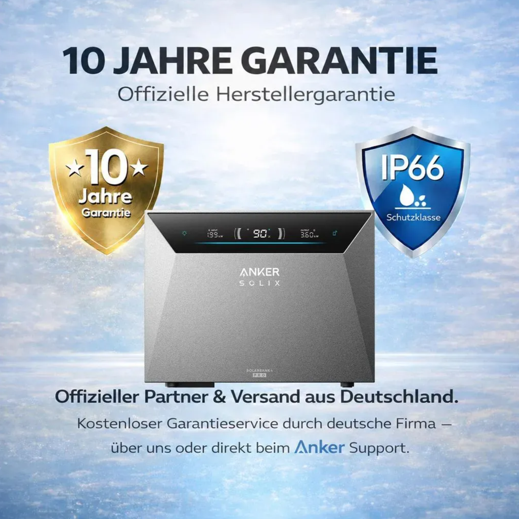 Anker Solarbank 4 Pro IP66 wetterfest für Außeninstallation – Ansicht 7