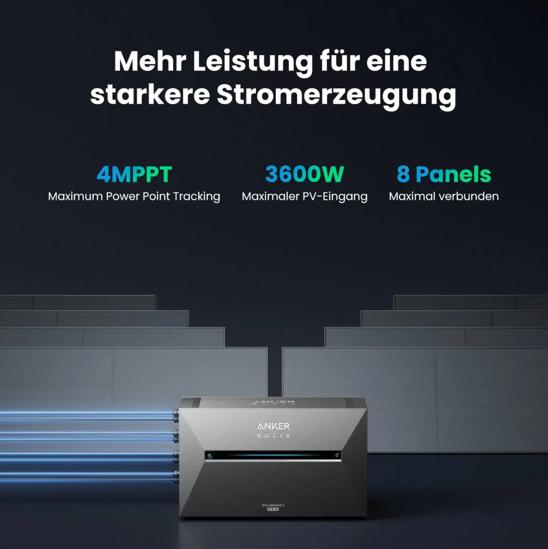 Anker SOLIX Solarbank 3 E2700 Pro 2,68 kWh inkl. SOLIX Power Dock