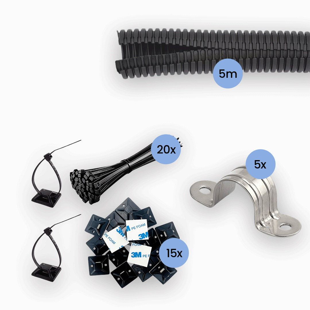 SOLAR THE WORLD® Kabelsicherheit & UV-Schutzpaket
