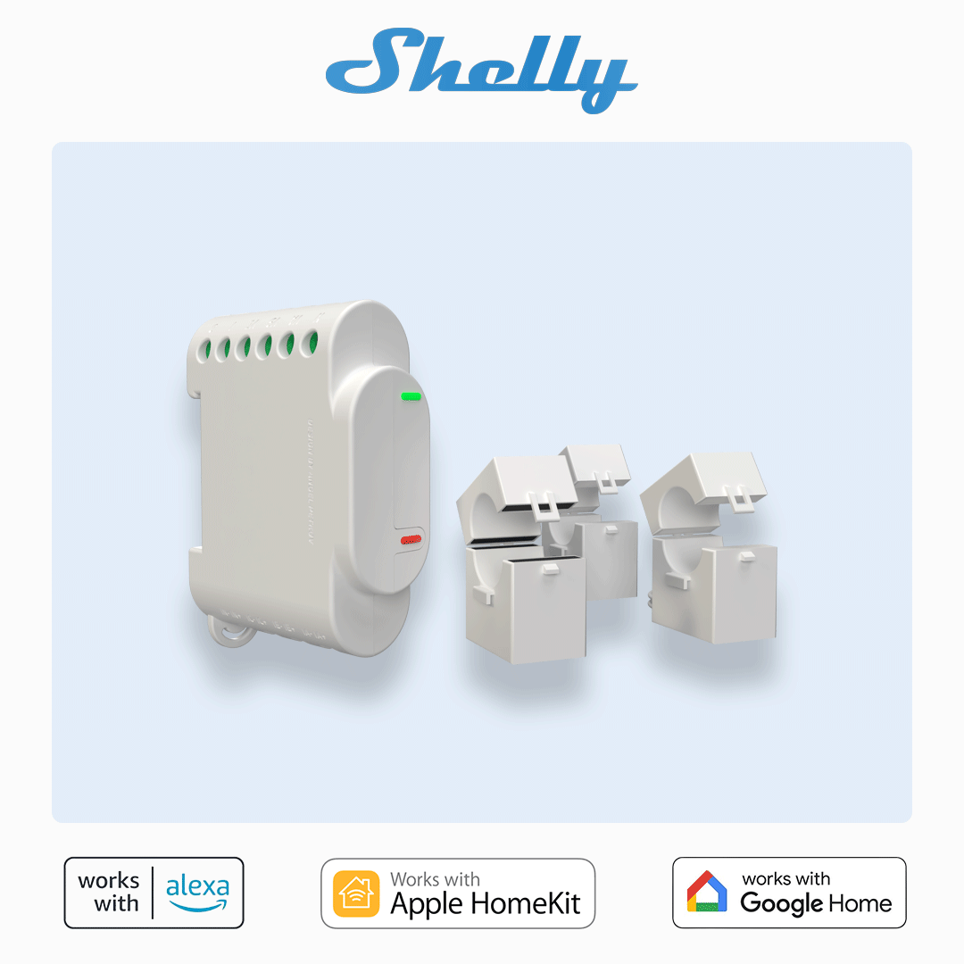 SOLAR THE WORLD® Shelly 3EM 3-Phasen Strommessgerät
