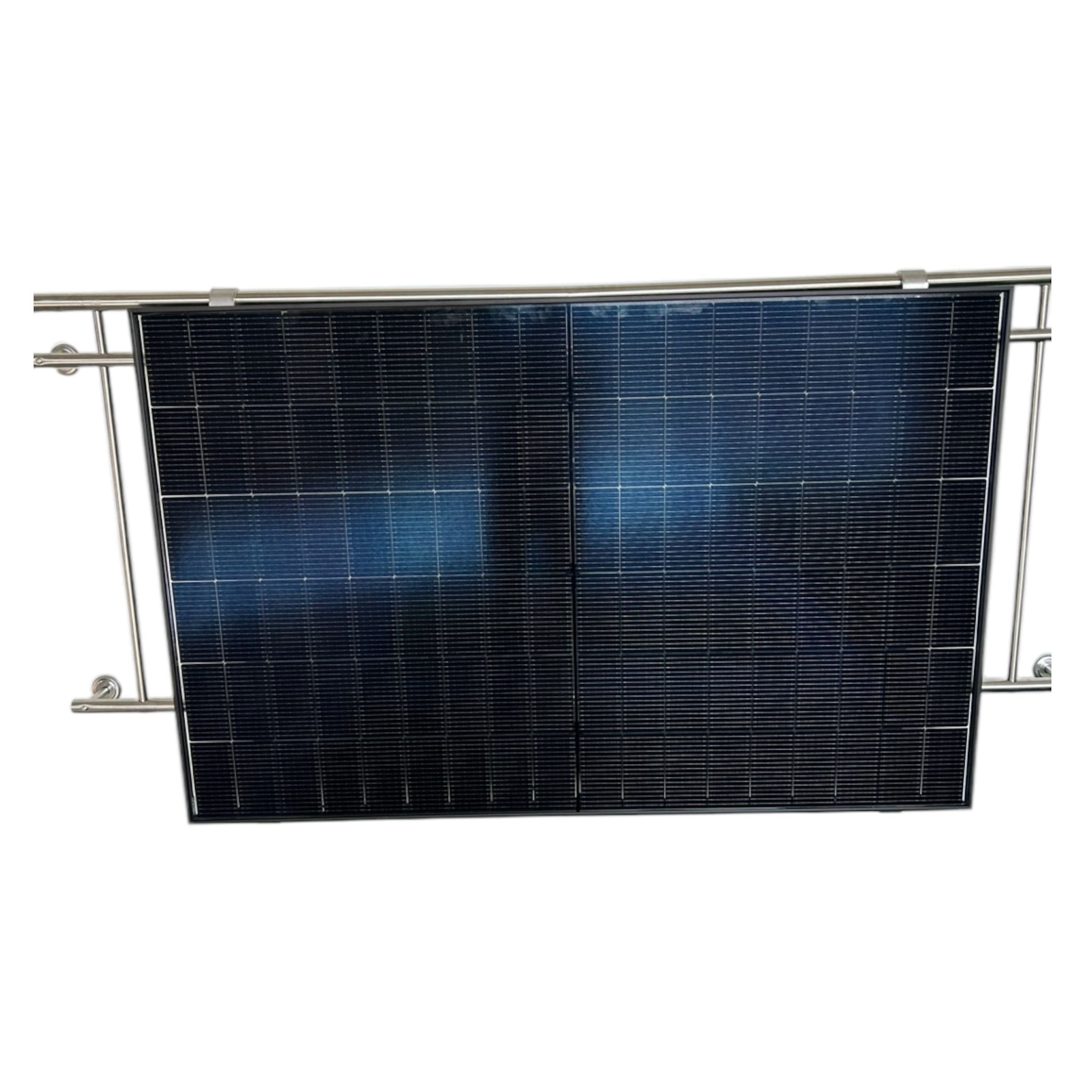 SOLAR THE WORLD® Montagesystem Balkongeländer Rund