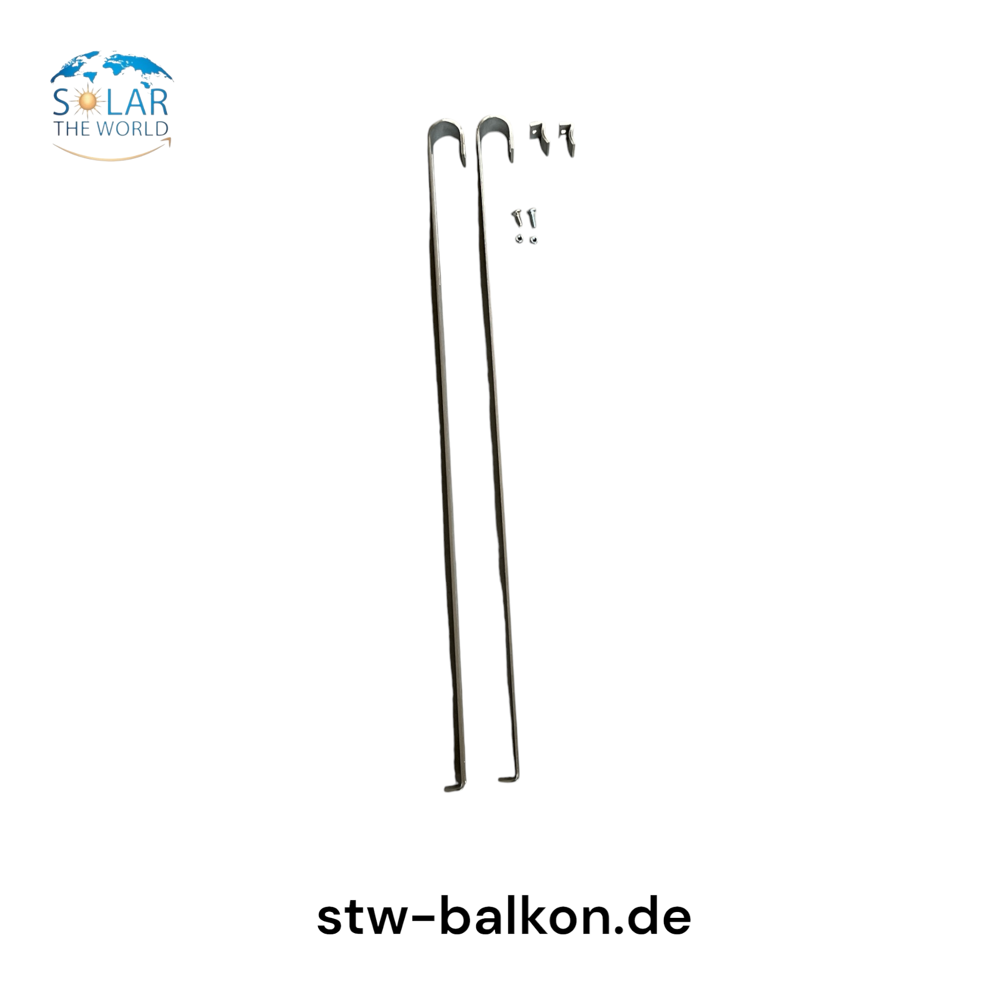 SOLAR THE WORLD® Montagesystem Balkongeländer Rund